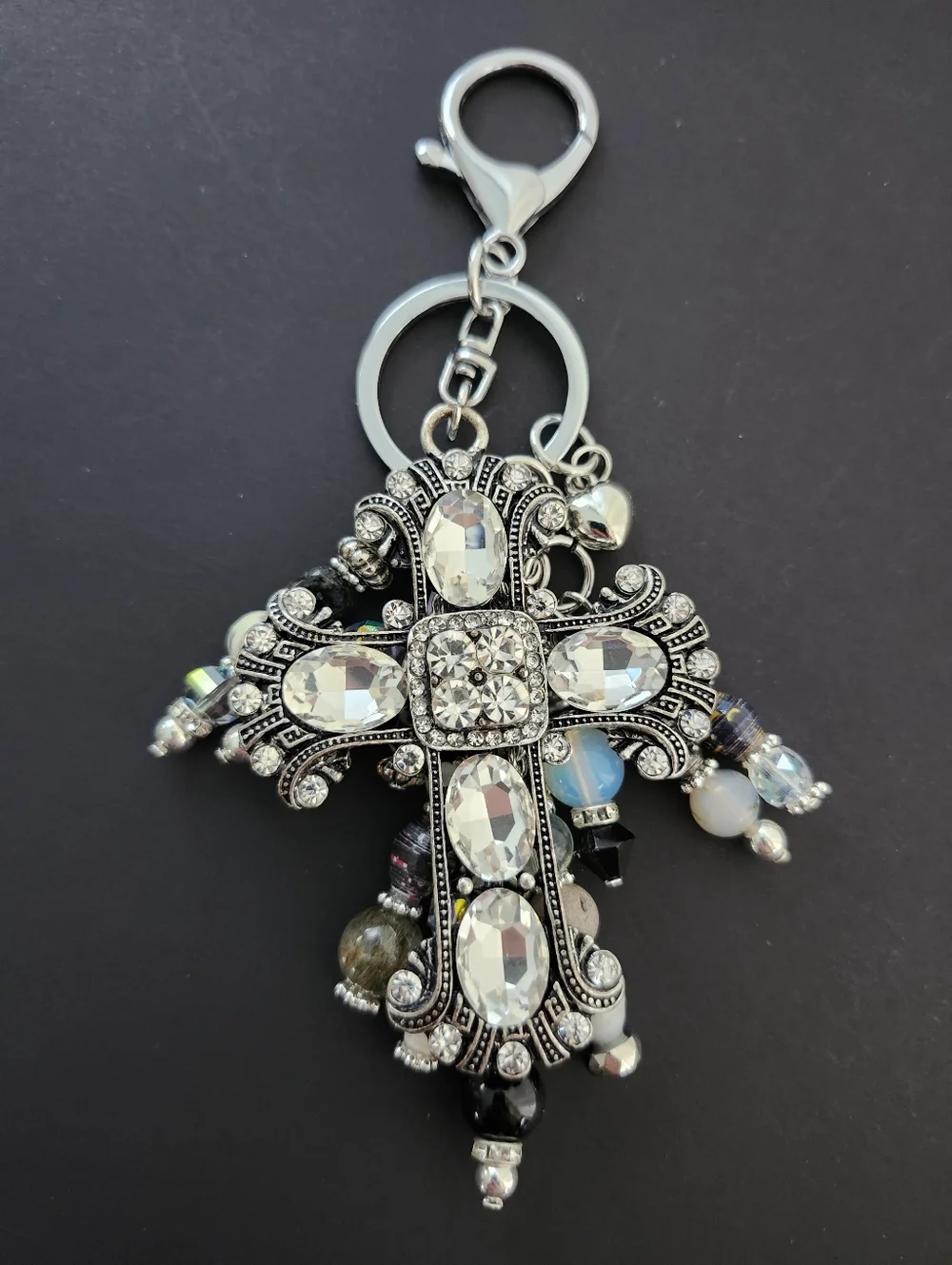 Handmade sparkling rhinestoneand